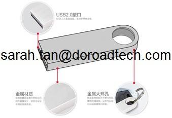 Personalized High Quality Laser Logo Printing Mini Metal USB Flash Drives, Real Capacity