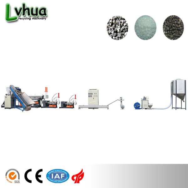 PP PE Soft Film Plastic Recycling Equipment 45KW Special Screw Design