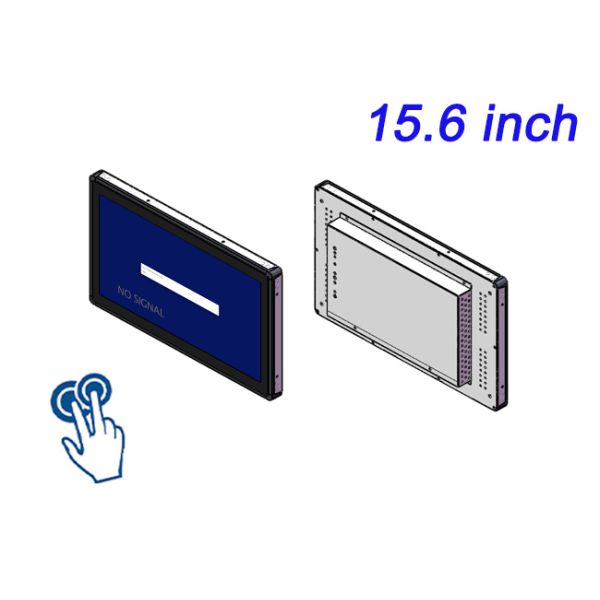 15.6 Inch Customized Solution For 24-hour Intelligent TouchScreen LCD Displays Of Industrial Self-service Terminal