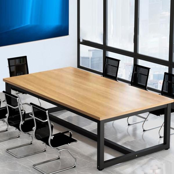 Wooden Conference Table Simple Modern Long Negotiating Desk Group Study Platform