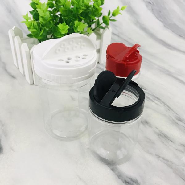 100g Spice Sifter Lid Seasoning Food Grade Plastic Jar Pepper Bottle Customized