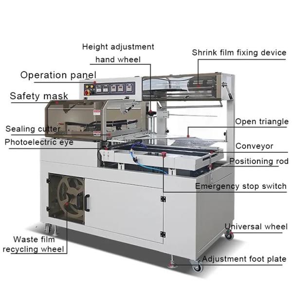 プラスチックバッグ 梱包 フィルター 収縮 包装 レーベル 機能のある機械
