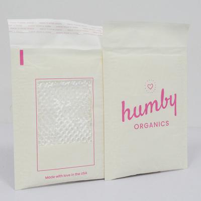 Compact Honeycomb Paper Mailer Portable Lightweight Eco Paper Pouch Envelopes 10x18cm