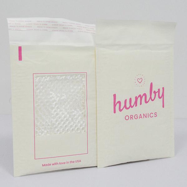 Compact Honeycomb Paper Mailer Portable Lightweight Eco Paper Pouch Envelopes 10x18cm
