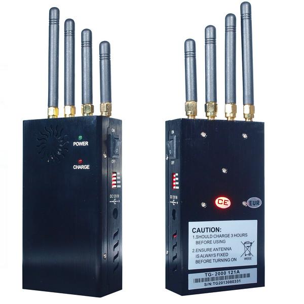 1.2G 2.4G Wireless Spy Camera Audio Bug WIFI Bluetooth Signal Jammer Blocker Single Switch