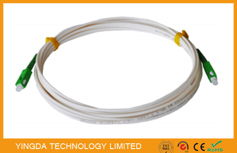 SC гибкого провода FTTH (кабеля падения)/APC - шлямбур SC/APC симплексный SM LSZH 1M крытый