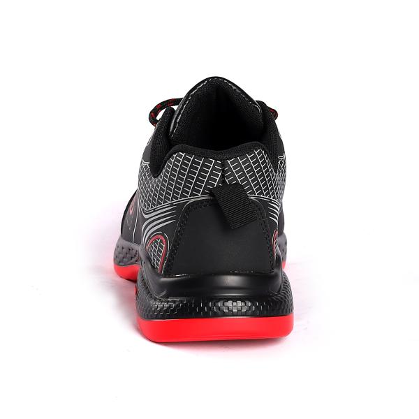 US 5-12 Low Cut Safety Shoes In Black With Steel Sole Material