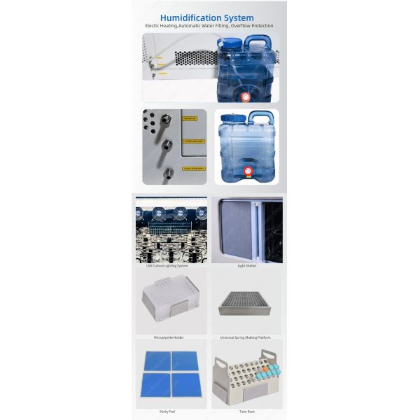 Non-refrigerated Orbital-Linear Laboratory Incubator Shaker ST-210
