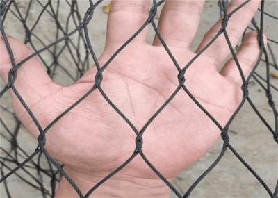 AISI Black Oxide Wire Rope Mesh Railing Infill Panels X Tend 304 Stainless Steel