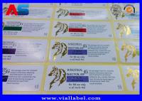Étiquettes de laboratoire en feuille d'or personnalisées Autocollants pour flacon stérile de 10 ml