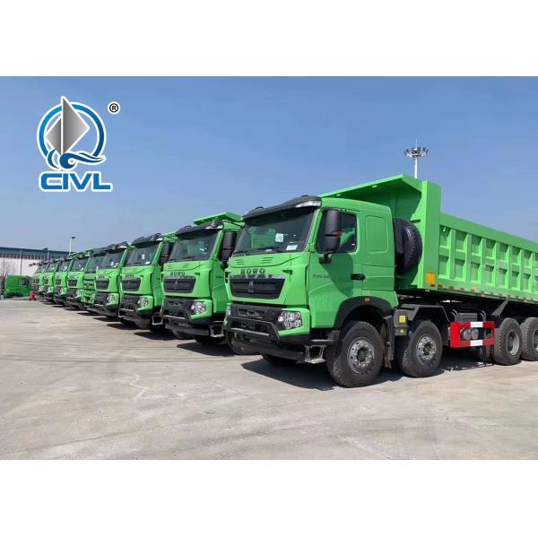 HOWO Tipper Heavy Duty Dump Truck 6x4 With Strengthen Bumper Hydraulic Front Lifting