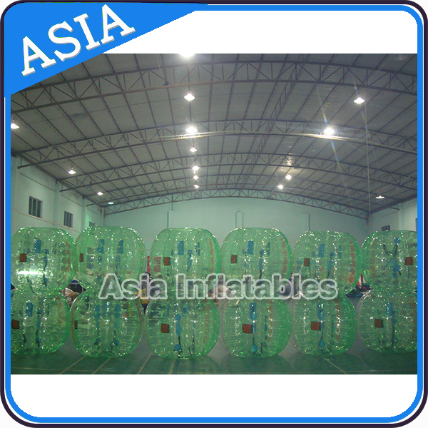 Transparent 1.8m Body Zorbing Bubble Bumper Sumo Balls For Big Man Soccer Games