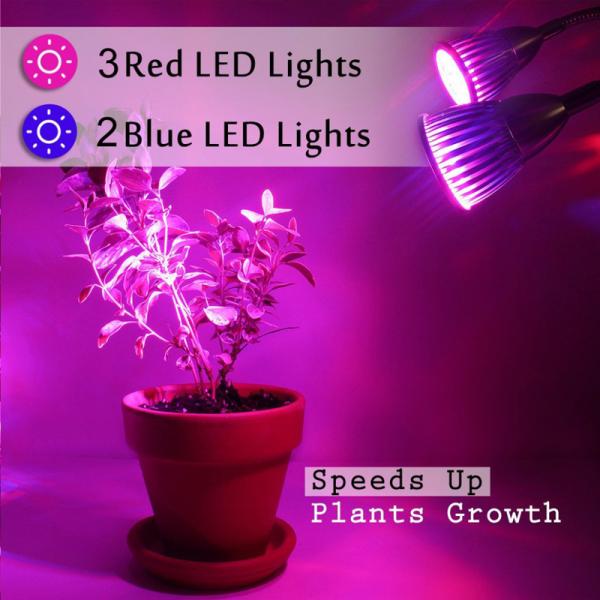 Double Head 10W led plant grow lights  , 85 - 265V led greenhouse lights