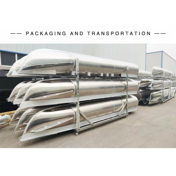 Houseboat Pontoon Boat Tube with Aluminum Construction and Round Design