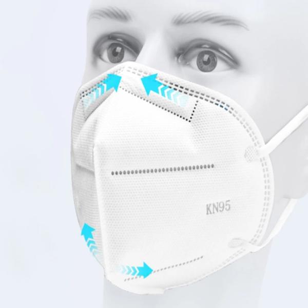 4 Ply non-woven protective virus CE disposable Earloop customized face mask virus kn95