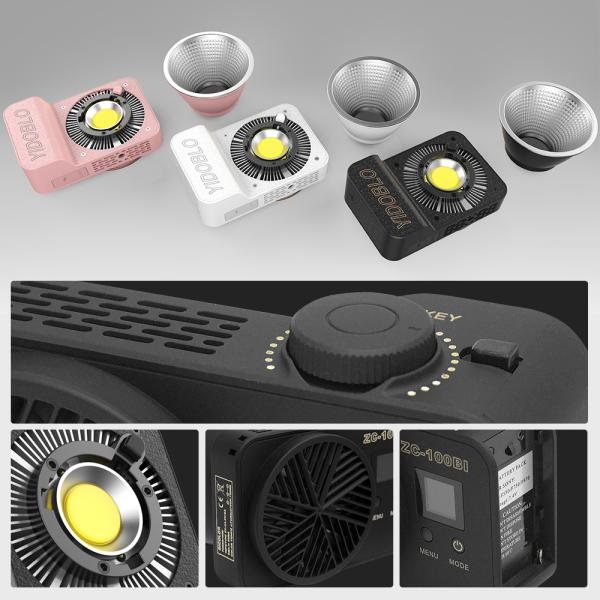 Литий-ионный аккумулятор типа 100w Cob Led Video Light Bi Color 2700k 7500k Камера с световым коробкой