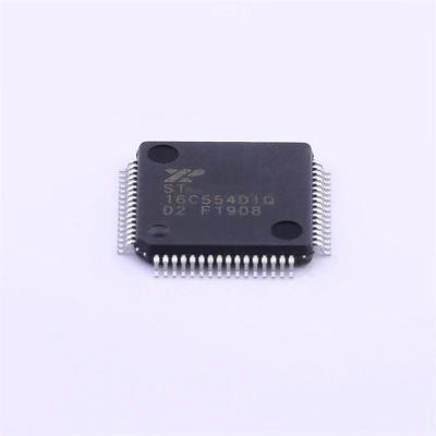 Four Channel  UART IC 16 Byte 2.97V To 5.5V ST16C554DIQ64-F