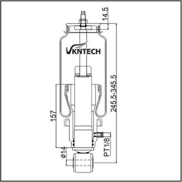 Комплекты для ремонта подвеса езды воздуха подвеса места воздуха тяжелого грузовика 1117334 112320 для подушек безопасности Sachs проветривают подвес /air s