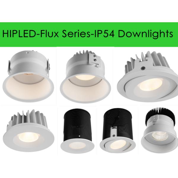 Cut out 134mm Dia138*H116MM Round Fixed Slim Trim Recessed 30W 2700-3000K 60Deg Dimmable LED COB IP54 Hotel Downlights