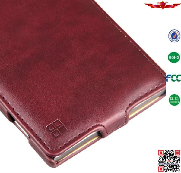 High quality PU  leather Exquisite Crafts PU Flip Leather Cover Case For Lenovo K900