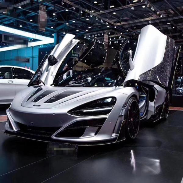 Fibre de carbone sèche pour McLaren 720s Kit de carrosserie en fibres de carbone 720s Amélioré à l'avant et à l'arrière de l'avant et de l'arrière