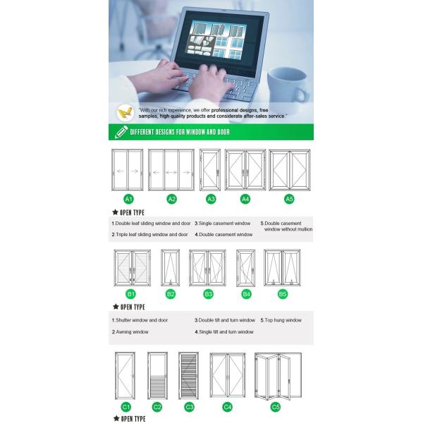 Australian Standard Aluminium Turn & Tilt Window Thermal Break Aluminum Door