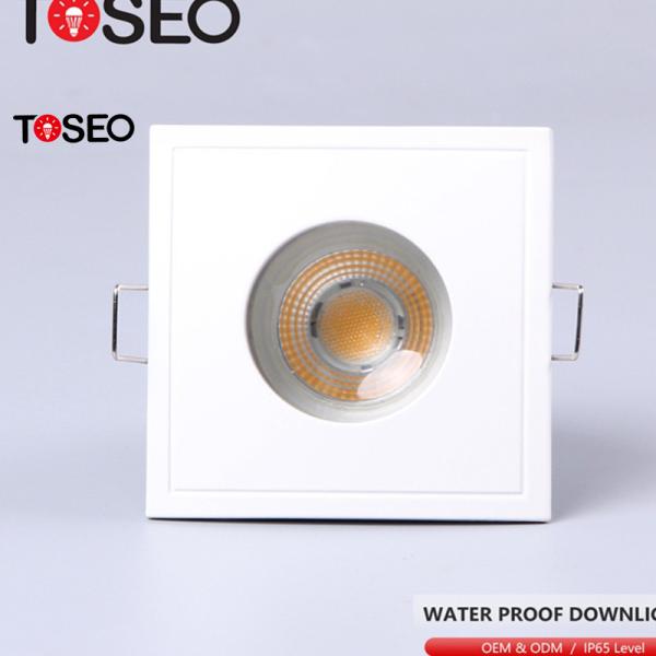 Esperança de vida impermeável do quadrado IP65 Downlight 50000 do banheiro garantia de 2 anos