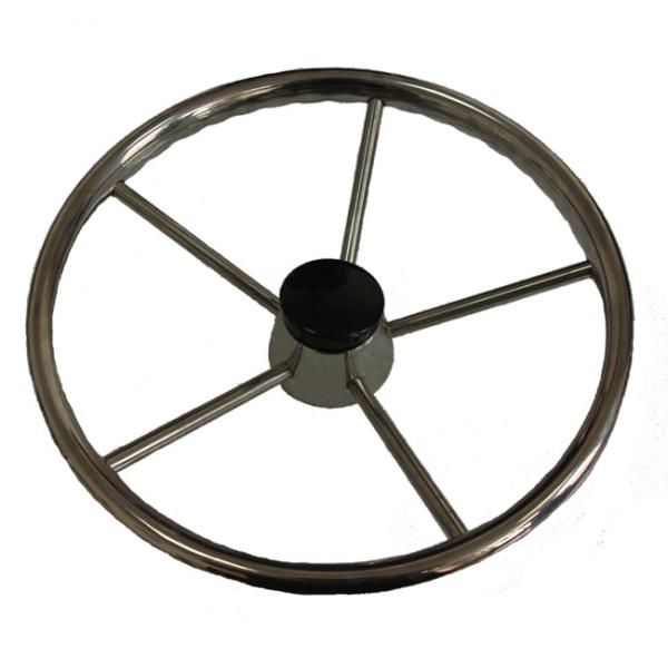 Stainless Steel Sailboat Steering Wheel Five Spokes And Central Cap Included