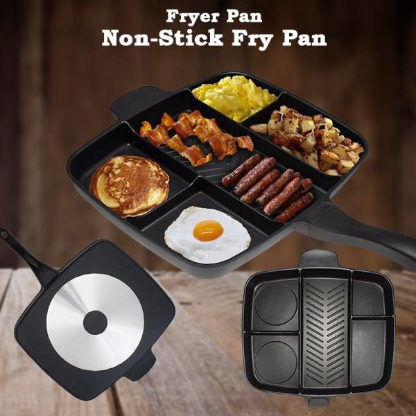 Korean Indoor And Outdoor Stovetop Grill Pan  5 In 1 With Handle