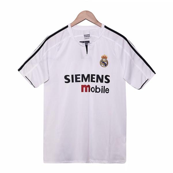 Polyester Retro Football Shirts 2003-2004 Real Madrid Home Model
