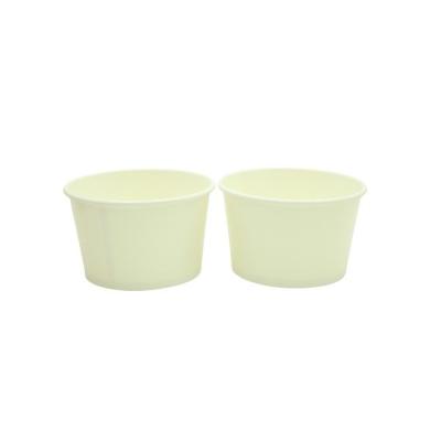 Customized Ice Cream Sundae Paper Cups Durable With Platisc Dome Lid