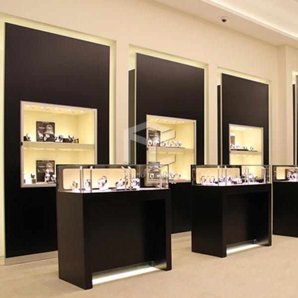 Vidro moderado 10mm de vidro da vitrina da bancada da loja do relógio do ODM