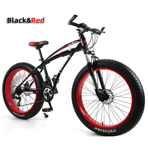 Adultes personnalisé vélo de montagne de croisière pneu gras Vélos de montagne avec 4,0 pouces largeur de pneu et acier au carbone matériau de fourchette