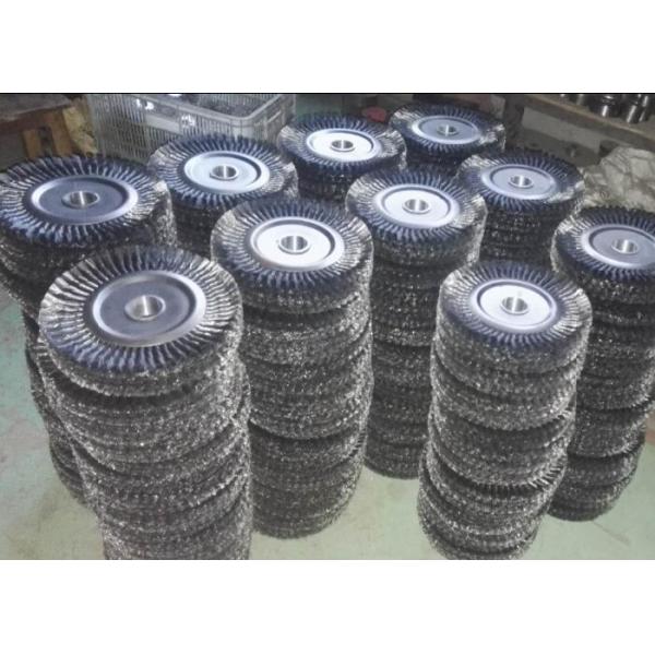 Heavy Duty Twisted 18 Inch Knotted Wire Wheel Brush Roller For Rust Removal