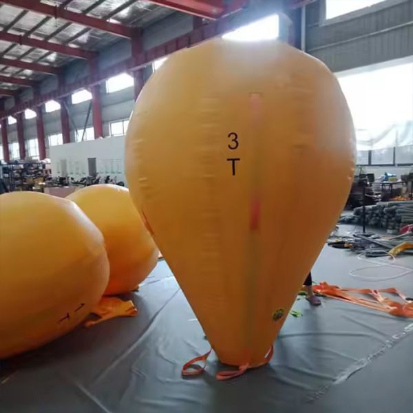 Marine Salvage Airbags with 1-100 Tons Buoyancy Made from PVC Coated Polyester Fabric Compliant with IMCA D016 Standard