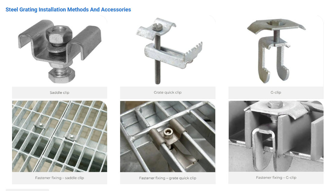 Plain Type Hot Dipped Galvanized Steel Grating For Industrial