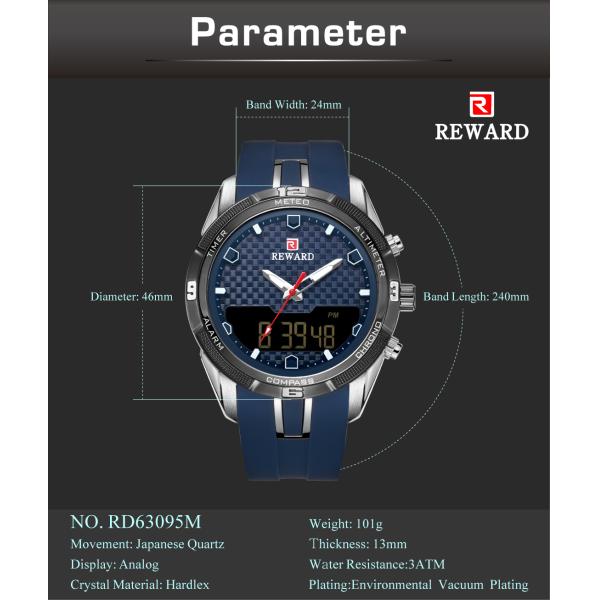 Chinese wholesale Led Display Sport Mens Stainless Steel Watches Alloy Case With Silicon Band