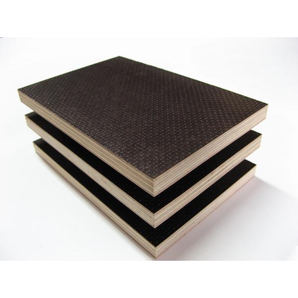 12mm Thick Anti - Slip Phenolic Faced Plywood With Double Time Hot Press