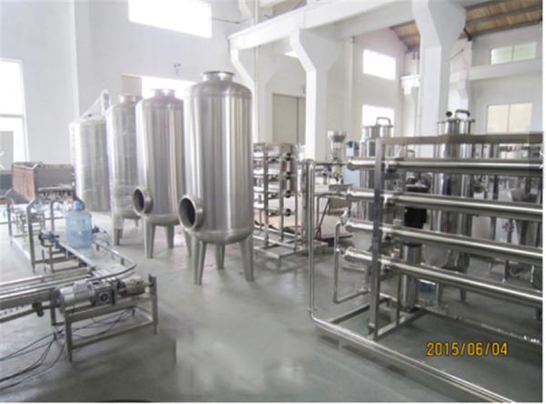 Pure Drinking Water Purification Equipment 1600 2100KG Weight High Efficiency