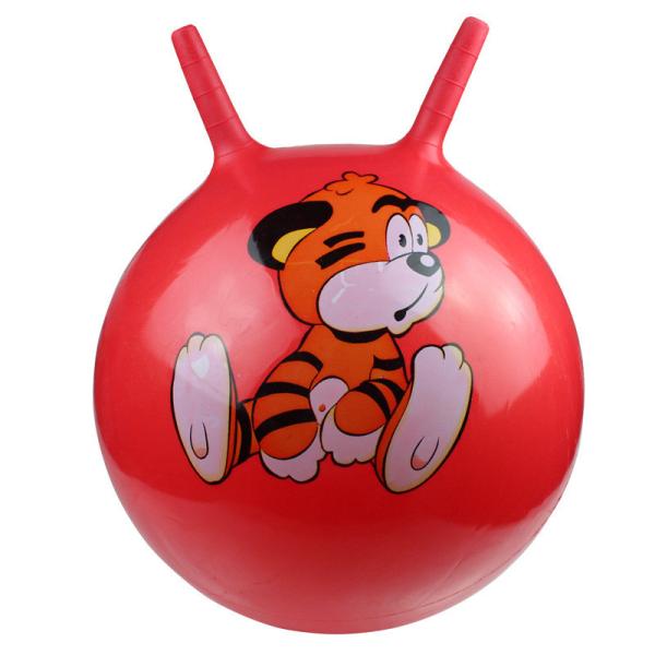Lightweight PVC Bouncy Hopper Ball , Nontoxic Hop Bouncy Ball With Handle