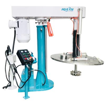 Hydraulic lifting High Speed Mixers Industrial 22kw Paint Disperser Mixer