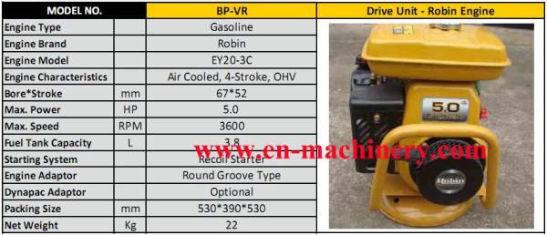 Robin Engine Concrete Vibrator, Robin EY20 Contrete Vibrator With Motor