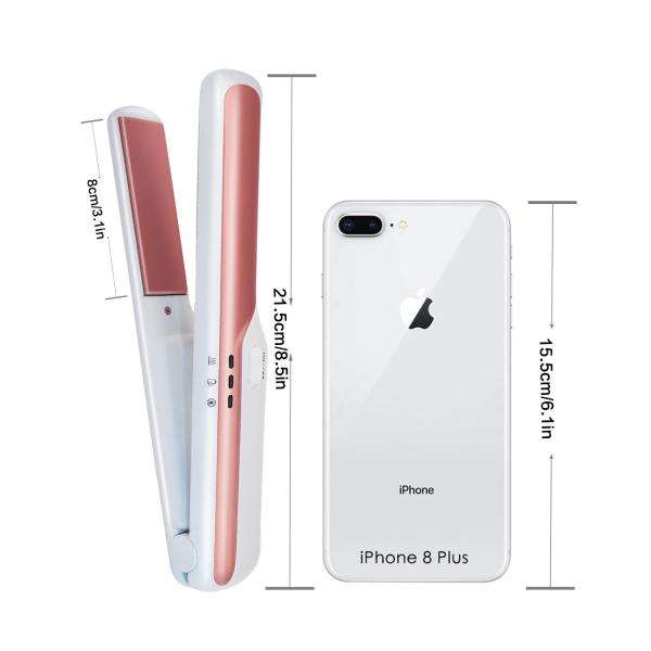 Раскручиватель волос Mestar беспроводной мини, бесшнуровой утюг USB перезаряжаемые плоский