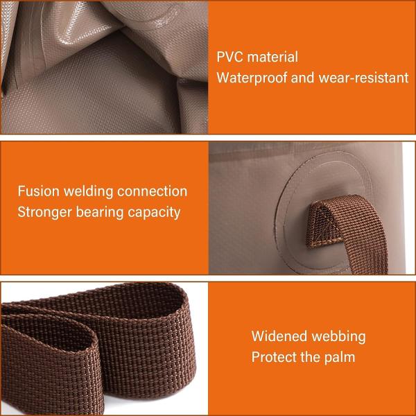 Collapsible Bucket 5.3 Gallon Portable Camping Outdoor Buckets Water Container Basin Foldable for Hiking Travel