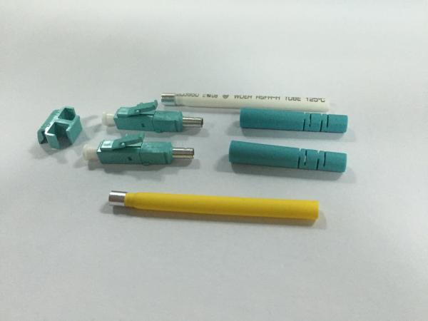 LC Duplex Fiber Patch Cord Connectors High Density For 2.0mm SM MM OM3 OM4 Cable
