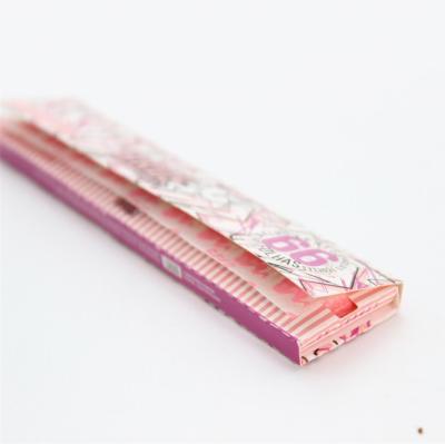 Customized Pink Smoking Rolling Paper 14gsm Paper Unbleached