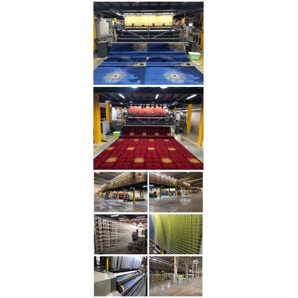Custom Designed Silk Wool Nylon Broadloom Carpets for Banquet Halls in Abstract Pattern