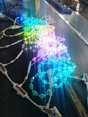 Экран 125mm занавеса СИД P100 мягкий прозрачный 3D-Dot