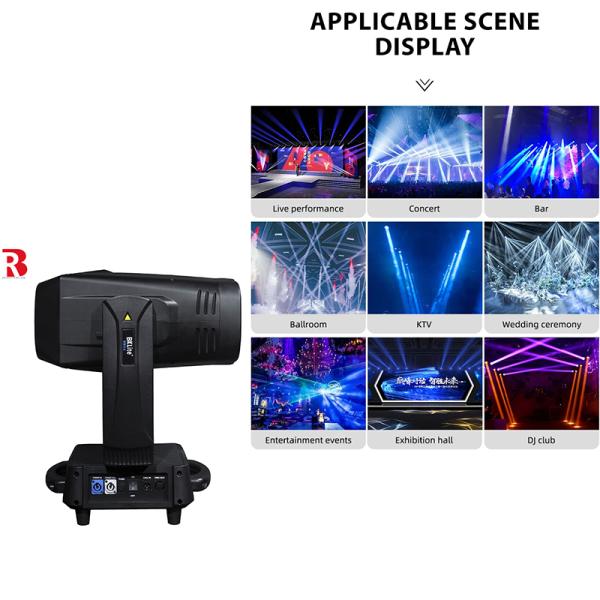 Электрический фокусный луч BSW LED движущаяся голова зум 550W 6-38 градусов