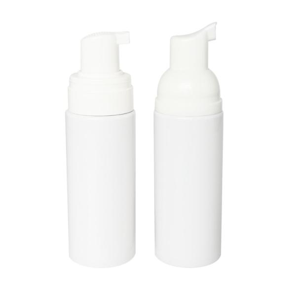 PET Material Round Foaming Pump Bottle 50ML For Skin Care Packaging